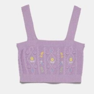 Zara Women's multi Crop-top